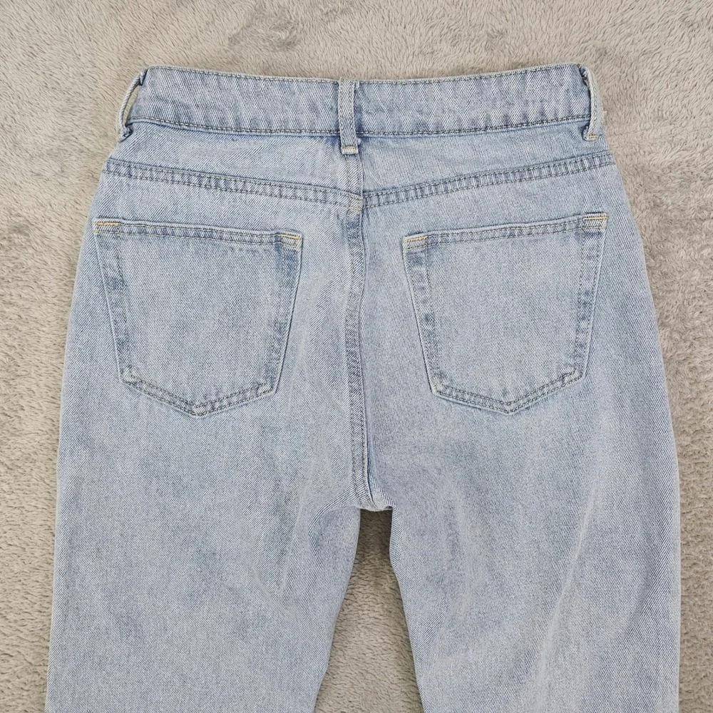 Adika Distressed Graphic‎ Jeans Y2K-Inspired Grunge Denim Juniors S W25 x L29